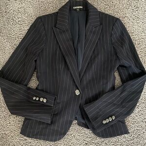 Express pin stripe navy  blazer  size 2